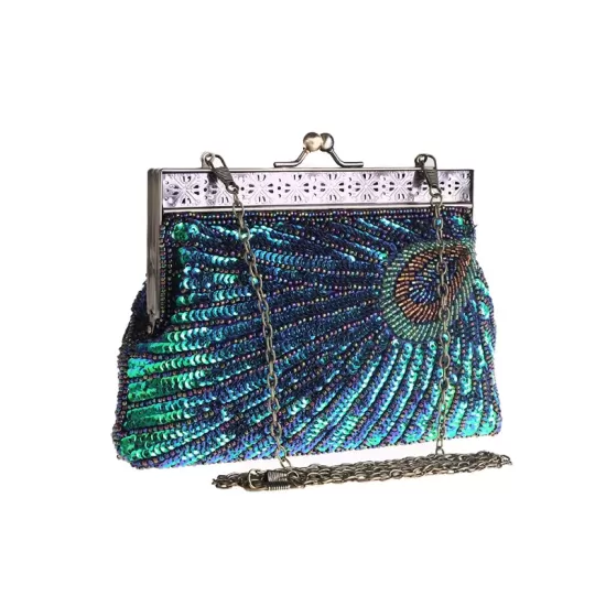 4 Colors Urban Geometric Sequined Makeup Bag Handbag 4 Colors Urban Geometric Sequined Makeup Bag Handbag