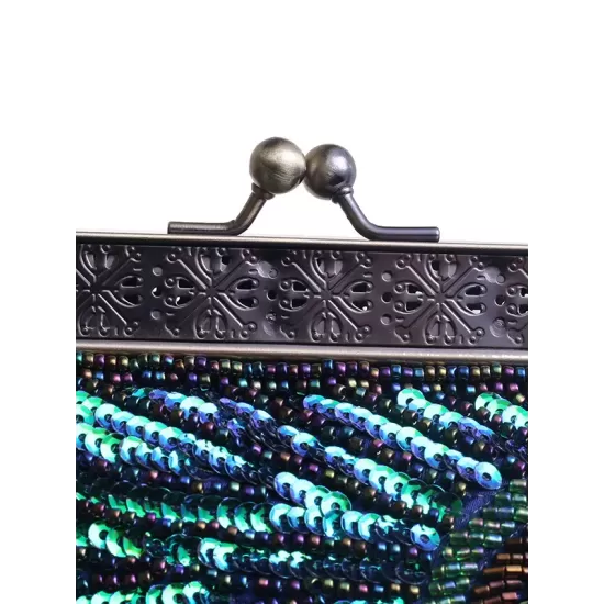 4 Colors Urban Geometric Sequined Makeup Bag Handbag 4 Colors Urban Geometric Sequined Makeup Bag Handbag