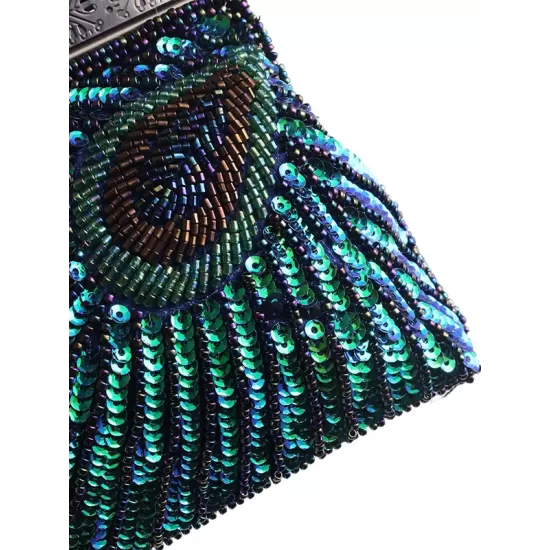 4 Colors Urban Geometric Sequined Makeup Bag Handbag 4 Colors Urban Geometric Sequined Makeup Bag Handbag