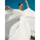 White V-Neck Evening Dress White V-Neck Evening Dress