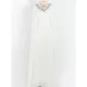 White V-Neck Evening Dress White V-Neck Evening Dress