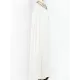 White V-Neck Evening Dress White V-Neck Evening Dress