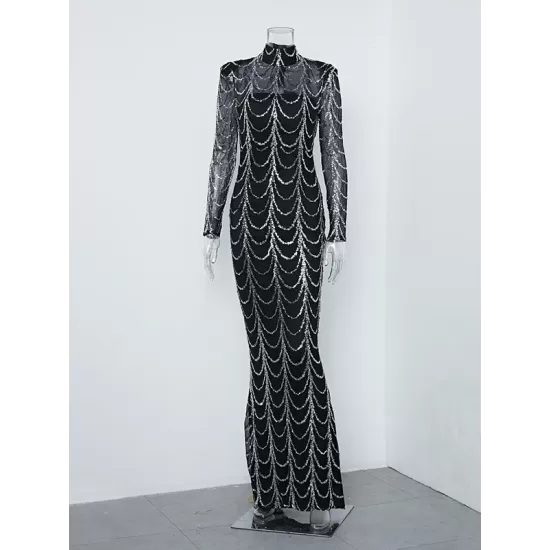 Evening Wrap Striped Embroidered Dress Evening Wrap Striped Embroidered Dress