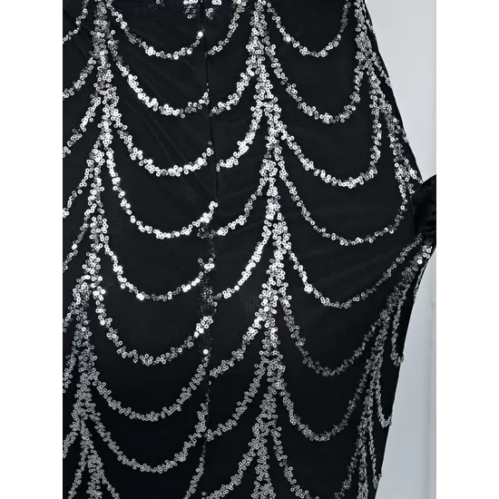 Evening Wrap Striped Embroidered Dress Evening Wrap Striped Embroidered Dress