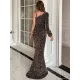 Evening Wrap Embroidered Off-The-Shoulder Dress Evening Wrap Embroidered Off-The-Shoulder Dress