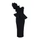 Evening Irregularity Backless Solid Dress Evening Irregularity Backless Solid Dress