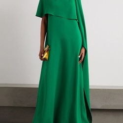 Loose Asymmetric Solid Color Maxi Dresses