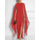 Loose Solid Color Round-Neck Maxi Dresses Loose Solid Color Round-Neck Maxi Dresses