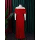 Wrap Pleated Solid Color Off-The-Shoulder Evening Dresses Wrap Pleated Solid Color Off-The-Shoulder Evening Dresses