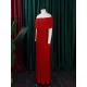 Wrap Pleated Solid Color Off-The-Shoulder Evening Dresses Wrap Pleated Solid Color Off-The-Shoulder Evening Dresses