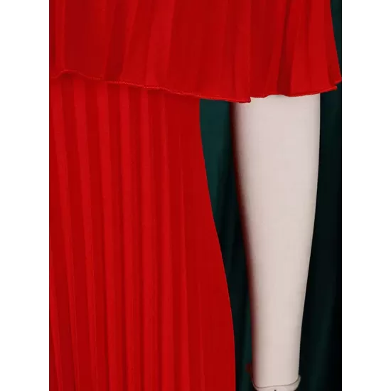 Wrap Pleated Solid Color Off-The-Shoulder Evening Dresses Wrap Pleated Solid Color Off-The-Shoulder Evening Dresses