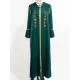 Rhine Stones Split-Front A-Line Flared Sleeves V-Neck Maxi Dresses Rhine Stones Split-Front A-Line Flared Sleeves V-Neck Maxi Dresses