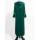Rhine Stones Split-Front A-Line Flared Sleeves V-Neck Maxi Dresses Rhine Stones Split-Front A-Line Flared Sleeves V-Neck Maxi Dresses