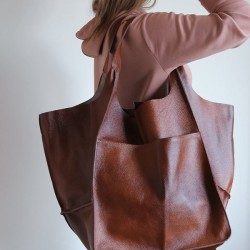 Split-Joint Tote Bags Handbags