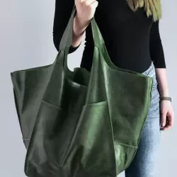 Split-Joint Tote Bags Handbags