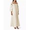 Long Sleeves Embroidered Pleated Square-Neck Evening Dresses