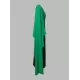 Batwing Sleeves Bandage Contrast Color Split-Front Zipper V-Neck Evening Dresses Batwing Sleeves Bandage Contrast Color Split-Front Zipper V-Neck Evening Dresses