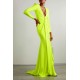 Long Sleeves Skinny Solid Color Tasseled Zipper V-Neck Maxi Evening Dresses Long Sleeves Skinny Solid Color Tasseled Zipper V-Neck Maxi Evening Dresses