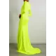 Long Sleeves Skinny Solid Color Tasseled Zipper V-Neck Maxi Evening Dresses Long Sleeves Skinny Solid Color Tasseled Zipper V-Neck Maxi Evening Dresses