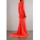 Long Sleeves Skinny Solid Color Tasseled Zipper V-Neck Maxi Evening Dresses Long Sleeves Skinny Solid Color Tasseled Zipper V-Neck Maxi Evening Dresses