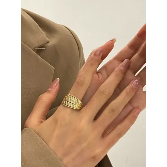 Adjustable Hollow Sequined Solid Color Rings Accessories Adjustable Hollow Sequined Solid Color Rings Accessories