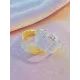 Adjustable Hollow Sequined Solid Color Rings Accessories Adjustable Hollow Sequined Solid Color Rings Accessories