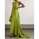 Solid Color Tied Waist Sleeveless Maxi Dresses Solid Color Tied Waist Sleeveless Maxi Dresses