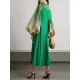 Contrast Color Split-Joint Lantern Sleeves High-Neck Cover-Ups Tops&Midi Dresses Suits Contrast Color Split-Joint Lantern Sleeves High-Neck Cover-Ups Tops&Midi Dresses Suits