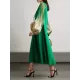 Contrast Color Split-Joint Lantern Sleeves High-Neck Cover-Ups Tops&Midi Dresses Suits Contrast Color Split-Joint Lantern Sleeves High-Neck Cover-Ups Tops&Midi Dresses Suits