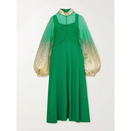 Contrast Color Split-Joint Lantern Sleeves High-Neck Cover-Ups Tops&Midi Dresses Suits Contrast Color Split-Joint Lantern Sleeves High-Neck Cover-Ups Tops&Midi Dresses Suits