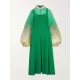 Contrast Color Split-Joint Lantern Sleeves High-Neck Cover-Ups Tops&Midi Dresses Suits Contrast Color Split-Joint Lantern Sleeves High-Neck Cover-Ups Tops&Midi Dresses Suits