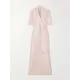 Loose Solid Color Split-Joint V-Neck Maxi Evening Dresses Loose Solid Color Split-Joint V-Neck Maxi Evening Dresses
