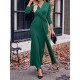 Bowknot Solid Color Bodycon Long Sleeves V-neck Maxi Dresses Bowknot Solid Color Bodycon Long Sleeves V-neck Maxi Dresses
