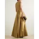 Sleeveless Wrap Falbala Layered Solid Color Zipper Round-Neck Jumpsuits Sleeveless Wrap Falbala Layered Solid Color Zipper Round-Neck Jumpsuits