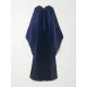 Batwing Sleeves Loose Pleated Solid Color Round-Neck Maxi Dresses Batwing Sleeves Loose Pleated Solid Color Round-Neck Maxi Dresses