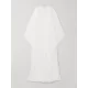 Batwing Sleeves Loose Pleated Solid Color Round-Neck Maxi Dresses Batwing Sleeves Loose Pleated Solid Color Round-Neck Maxi Dresses