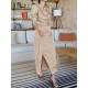 Pleated Solid Color Split-Front A-Line High Waisted Mock Neck Maxi Dresses Pleated Solid Color Split-Front A-Line High Waisted Mock Neck Maxi Dresses
