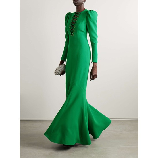 Bodycon Mermaid Hollow Solid Color Round-Neck Evening Dresses Maxi Dresses Bodycon Mermaid Hollow Solid Color Round-Neck Evening Dresses Maxi Dresses