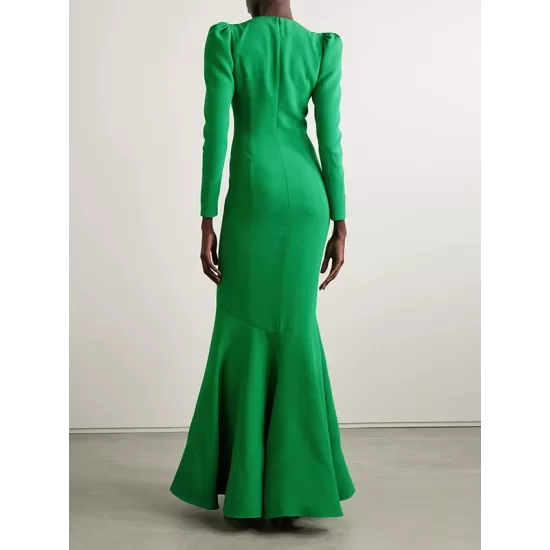 Bodycon Mermaid Hollow Solid Color Round-Neck Evening Dresses Maxi Dresses Bodycon Mermaid Hollow Solid Color Round-Neck Evening Dresses Maxi Dresses