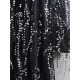 Gauze Pockets See-Through Sequined Split-Joint Long Sleeves Loose V-Neck Midi Dresses Evening Dresses Gauze Pockets See-Through Sequined Split-Joint Long Sleeves Loose V-Neck Midi Dresses Evening Dresses