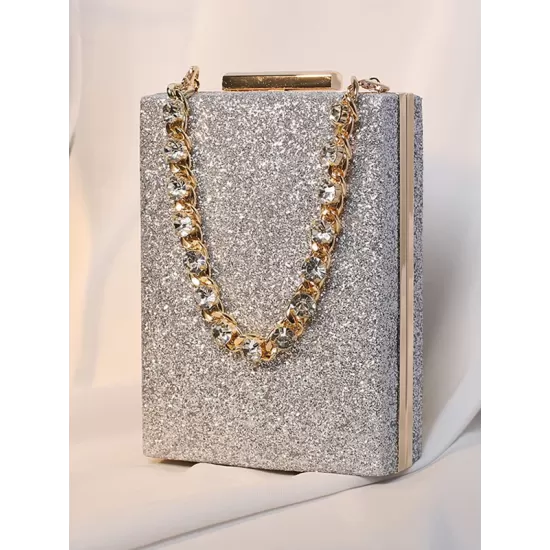 Chains Rhine Stones Handbags Chains Rhine Stones Handbags