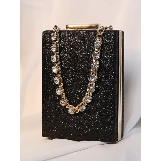 Chains Rhine Stones Handbags Chains Rhine Stones Handbags