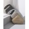 Geometric Rhine Stones Zipper Handbags