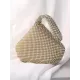 Geometric Rhine Stones Zipper Handbags Geometric Rhine Stones Zipper Handbags
