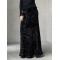 Sequined Split-Joint H-Line Loose Skirts