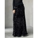 Sequined Split-Joint H-Line Loose Skirts Sequined Split-Joint H-Line Loose Skirts