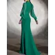 Skinny Wrap Bandage Solid Color Split-Front Split-Joint V-Neck Maxi Evening Dresses Skinny Wrap Bandage Solid Color Split-Front Split-Joint V-Neck Maxi Evening Dresses