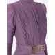 Long Sleeves Pleated Solid Color Split-Side V-Back High-Neck Evening Dresses Maxi Dresses Long Sleeves Pleated Solid Color Split-Side V-Back High-Neck Evening Dresses Maxi Dresses
