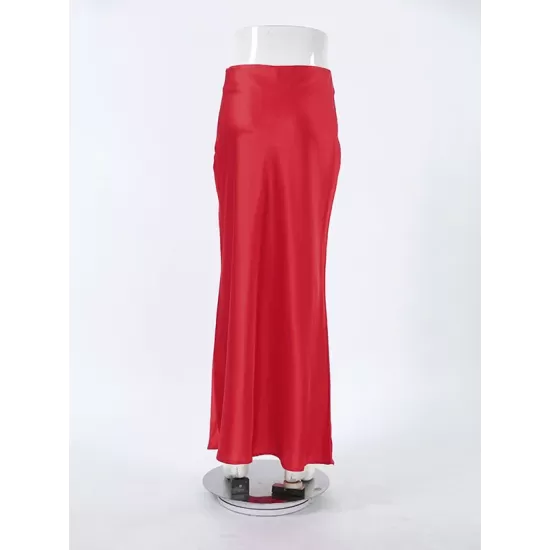 Solid Color Zipper Mermaid Skirts Bottoms Solid Color Zipper Mermaid Skirts Bottoms