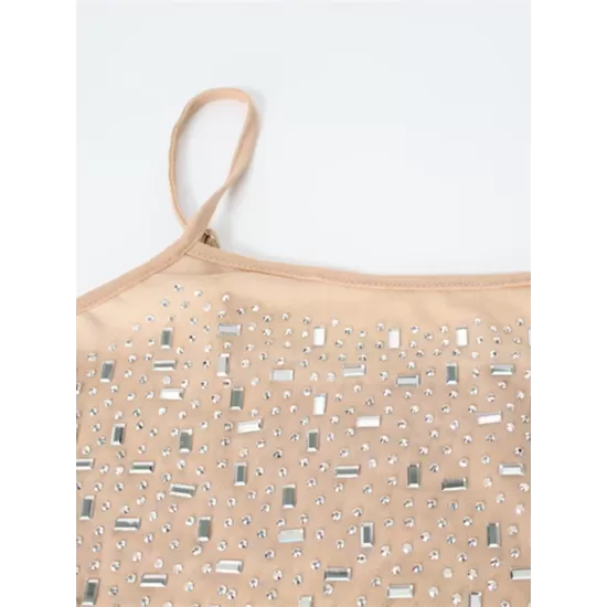 See-Through Sequined Split-Joint Bodycon Skinny Spaghetti-Neck Maxi Dresses See-Through Sequined Split-Joint Bodycon Skinny Spaghetti-Neck Maxi Dresses